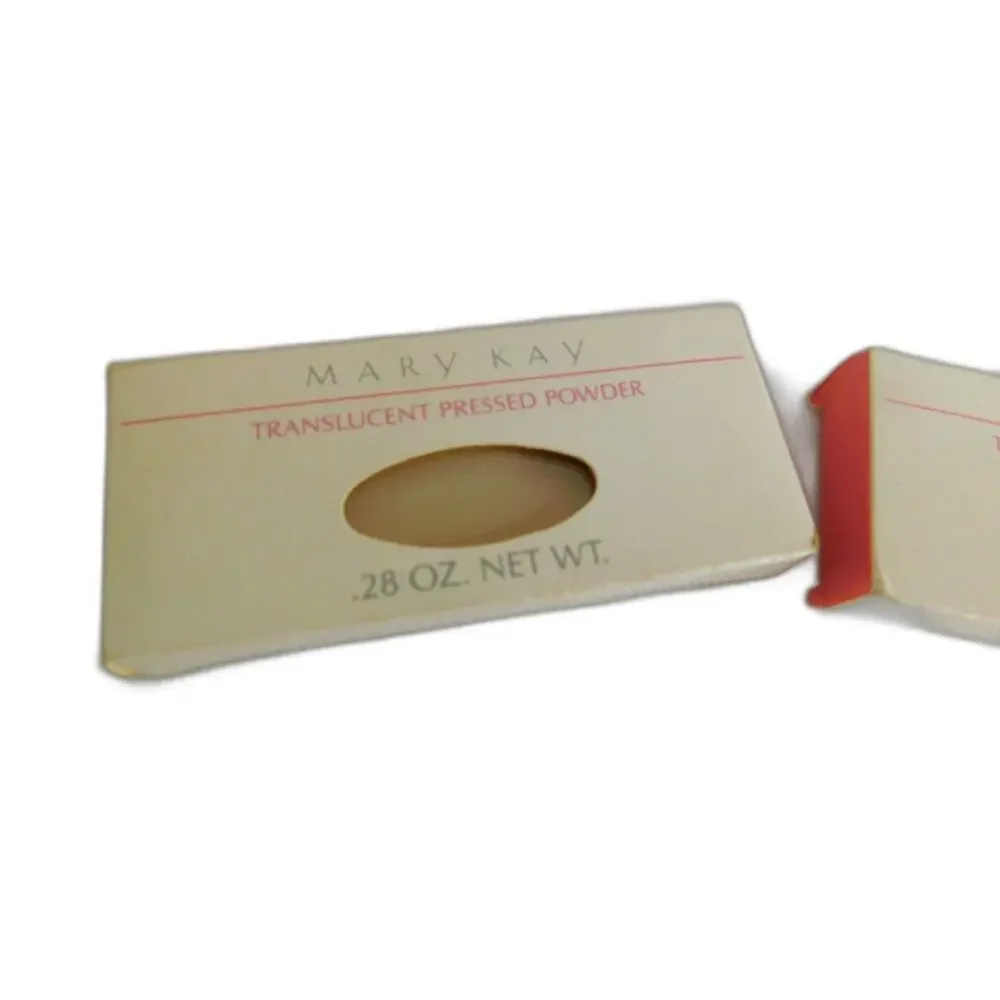 Vintage Mary Kay Translucent Pressed Powder Sheer Ivory #0036 SET OF 2